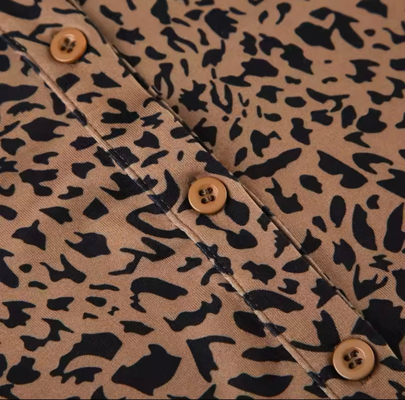 Cheetah print 2 piece set