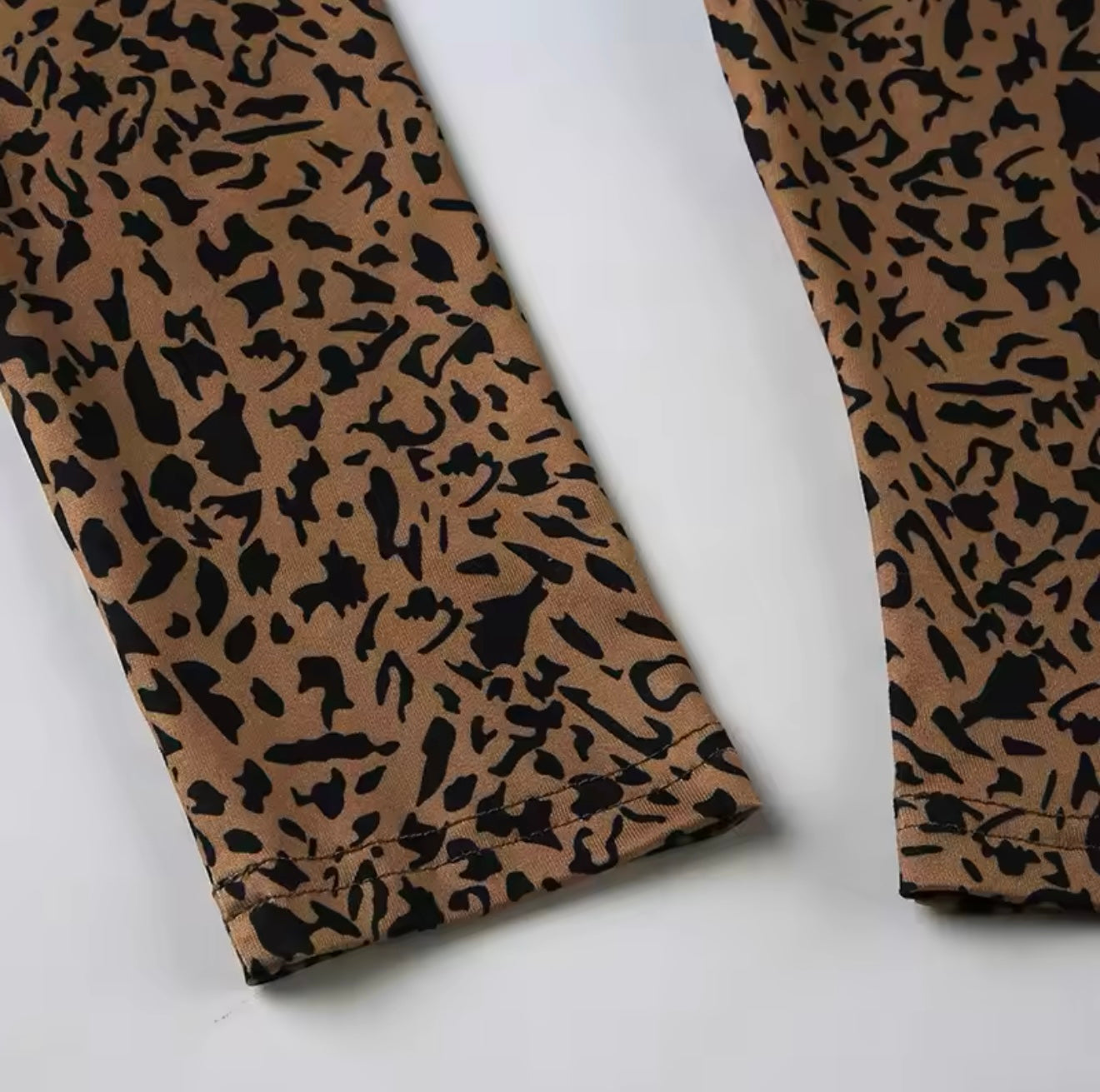 Cheetah print 2 piece set